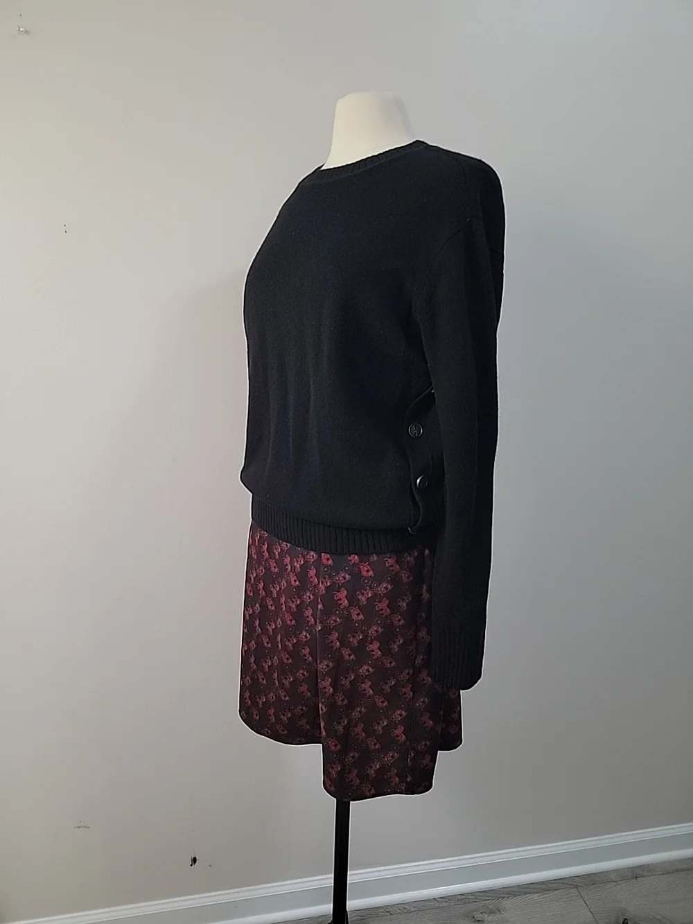 Coach black knit